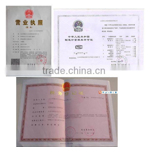 LZM series panel mounted adjustable water flow meter (flowmeter)