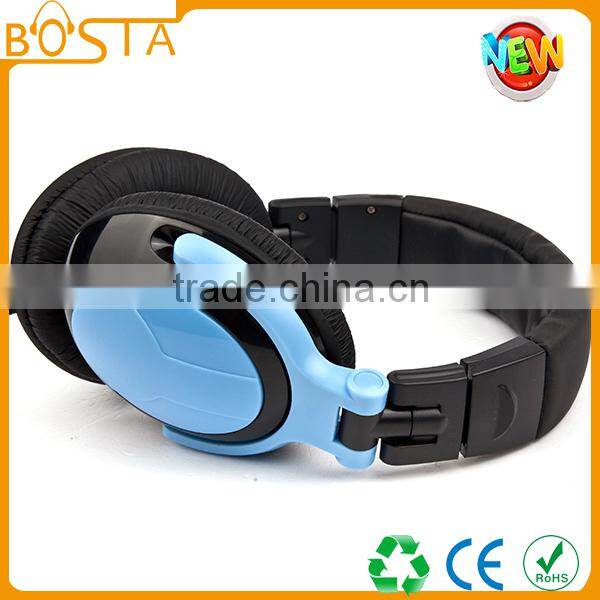 Good quality cool colors fashion headphone with custom design printing
