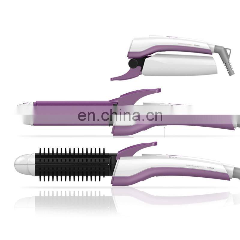 Professional Curling Wands Magic Curling Irons LED Ceramic Purple Hair Curler