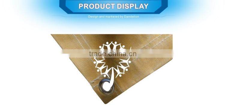 Cotton Canvas tarp waterproof rain stop cover