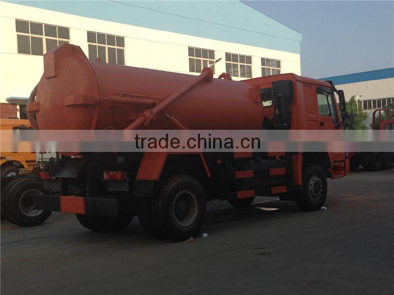 Sinotruck Howo 336hp 4x4 sewage truck