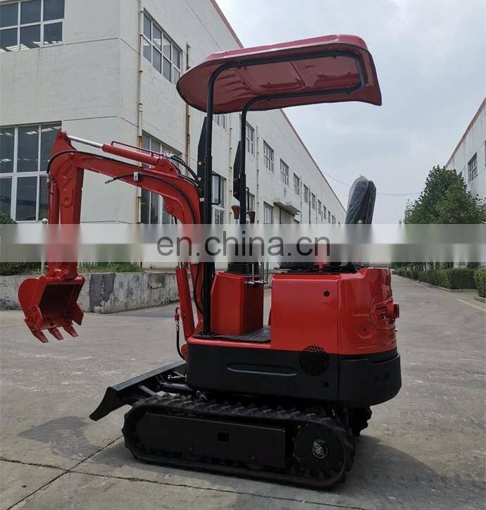 high performance walk behind mini excavator 1 ton for sale with CE 1 year warranty