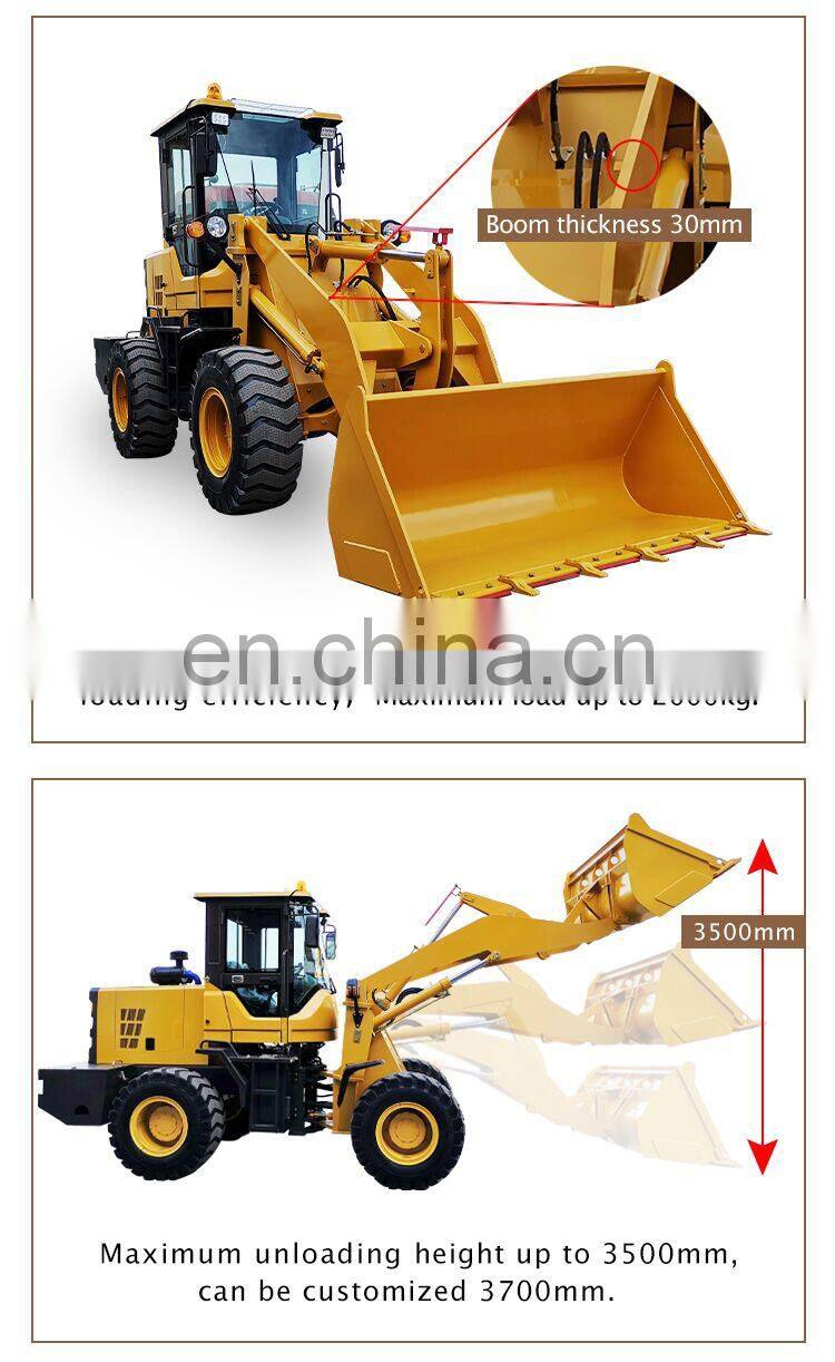 New style hot-sale new backhoe wheel loader price with high performance for exporting
