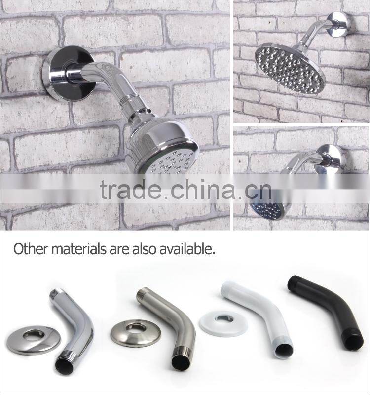 NPT thread 6" 8" ss304 shower arm shower head arm shower pipe