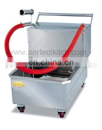 Stainless steel KFC Cooking Oil Filter Cart / Oil Filter Machine