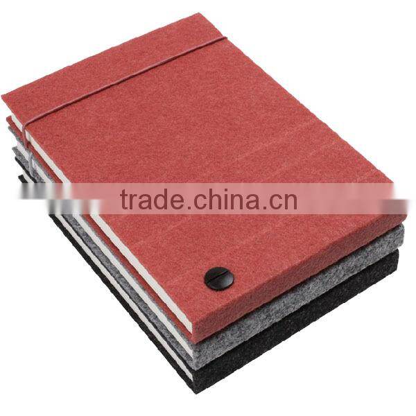 New Arrival felt notebook high qulaity wool notebook Multicolor softcover for promotion