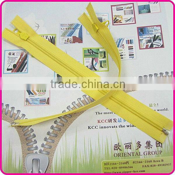 bright color open end waterproof nylon zipper