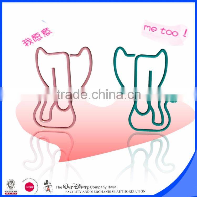 Customized museum products flamingo paper clip cute animal shape