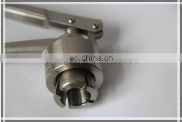 100sets/ lot 10ml Glass Vials+20mm Vial Stopper + 20mm Flip off Caps + 1pcs 20mm Vial Crimper