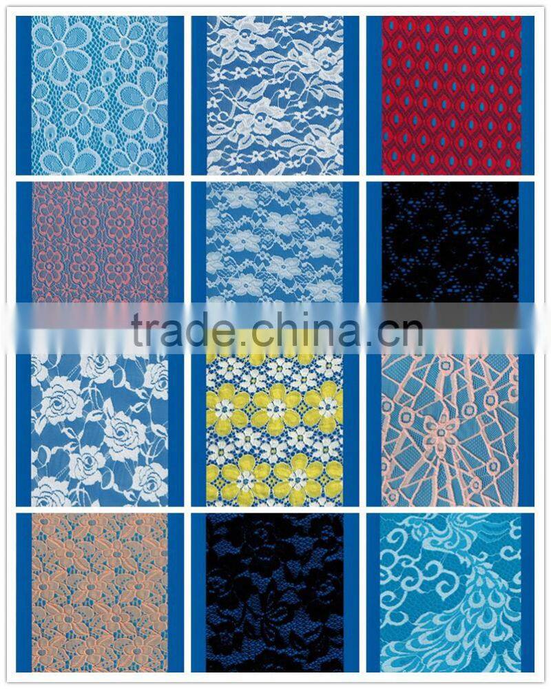 Cotton net mesh lace cord lace fabric