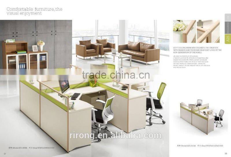 High end china brand wood office furniture partition table