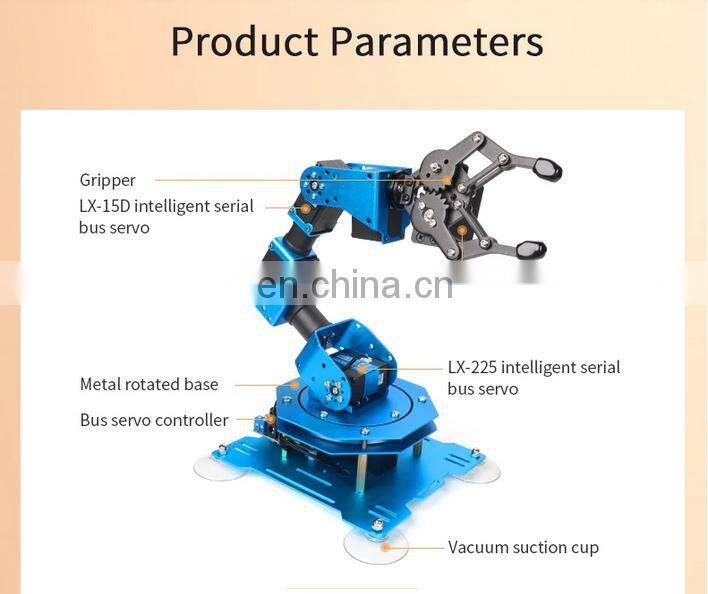 xArm 1S 5DOF Robot Arm Robotic Mechanical Arm with Bus Servos Torque 25KG For Programming (Assembled)