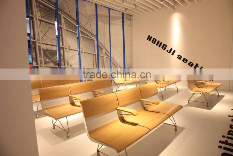 Spain design waiting chair airport chair H60D-3-V for public seating