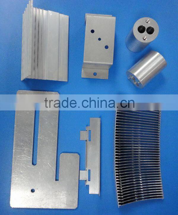 metal lathe machined parts/black heat sink plate/metal lathe service