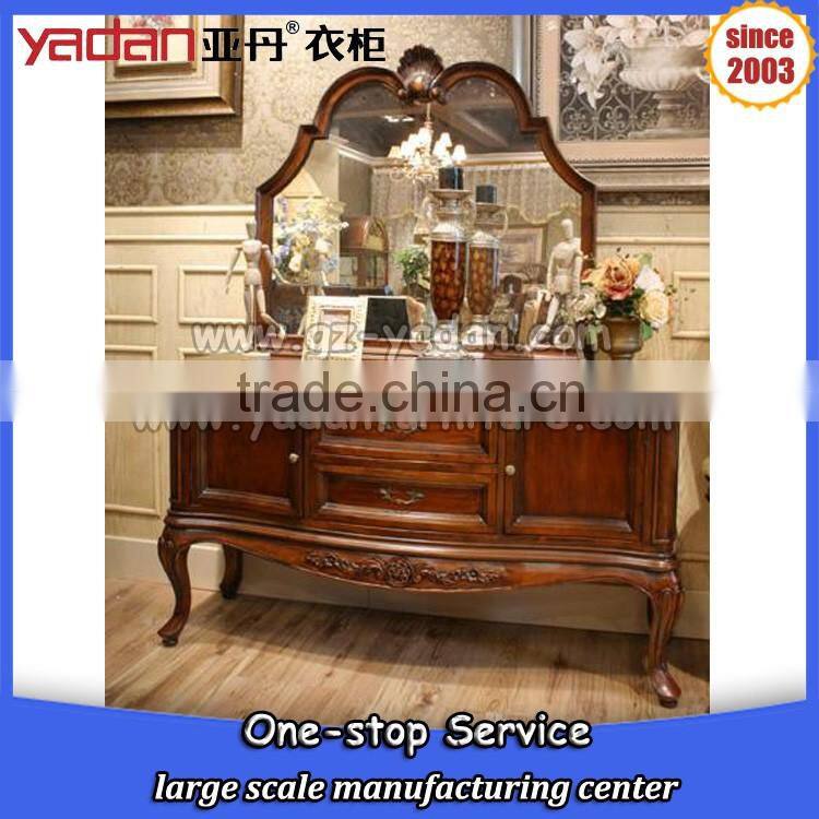 Hot wholesale simple dressing table,wooden dressing table with drawers,home goods dresser