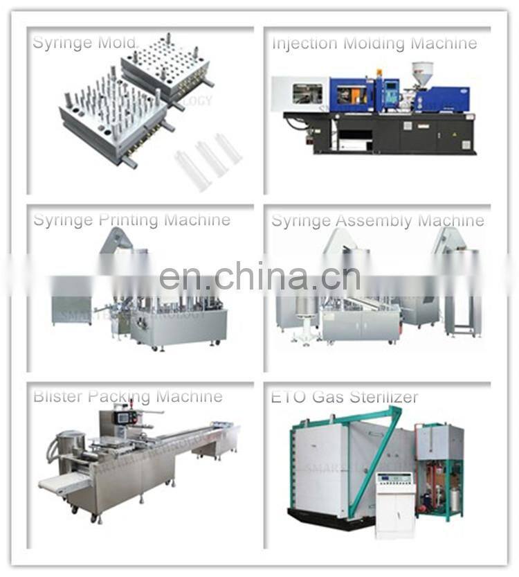 Small disposable syringe needle making automated making machine