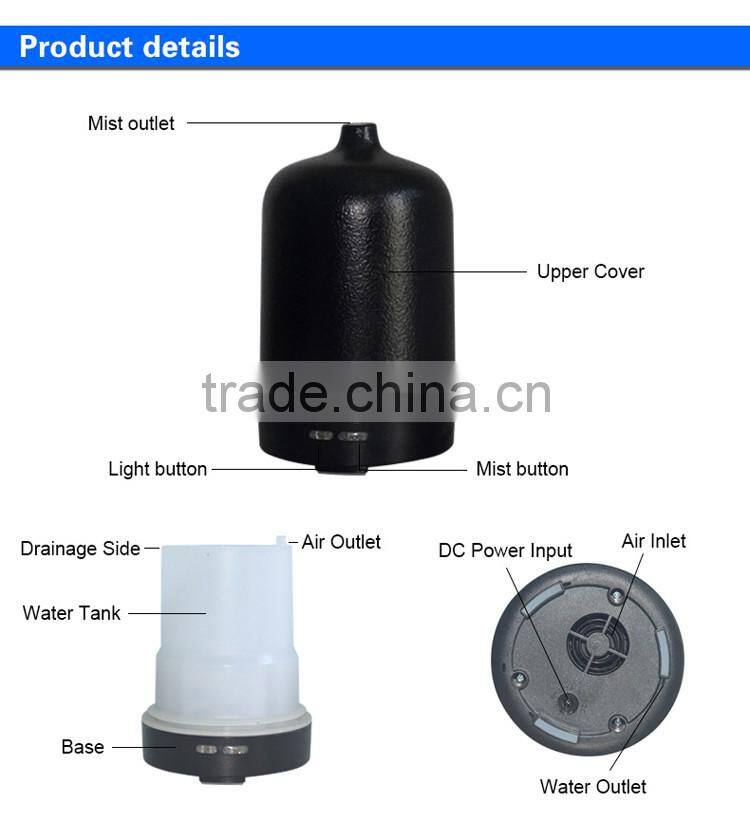2016 Hot Selling Spa Room Aroma Cold Mist Diffuser Ultrasonic Humidifier