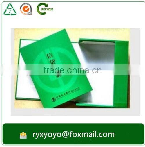 new design printed paper document filing box for office stationary