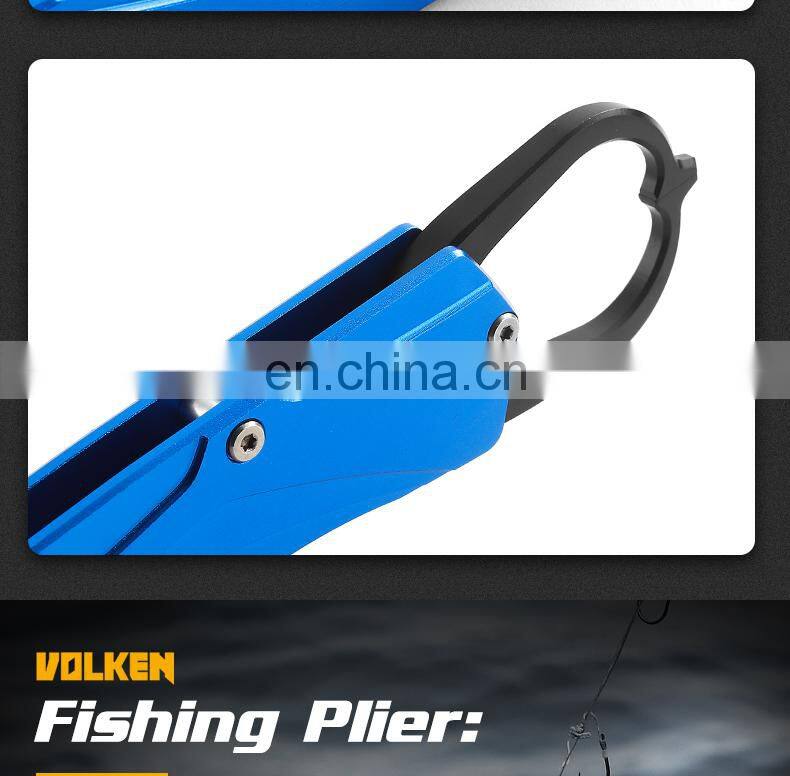 New outdoor fishing tackle gun type fish control pliers aluminum alloy luya fish mouth pliers