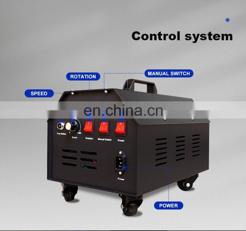 Rotary nylon brush air pipe cleaner ventilation duct cleaning equipment