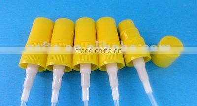 plastic UV silvery color lotion pump 28/410,24/410