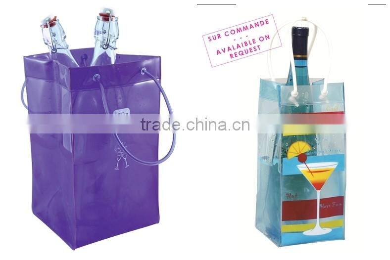 Spring Wine & Spirits Soft Clear PVC Wine Bag