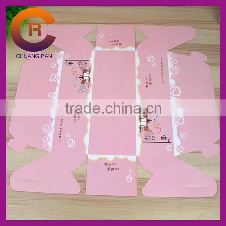 Strong corrugated paper printed custom decorative cake boxes