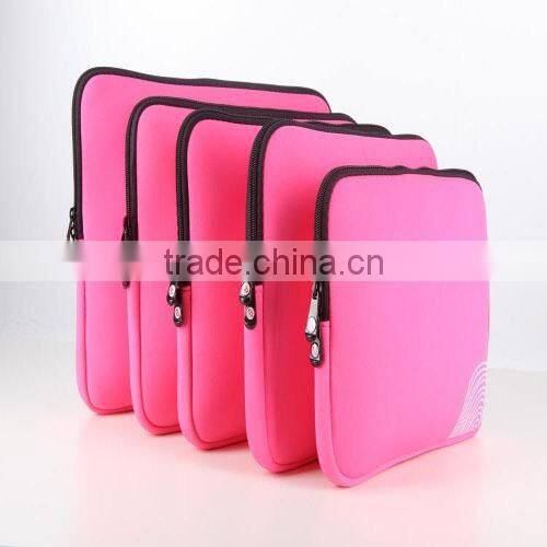 promotional neoprene laptop sleeve with zipper