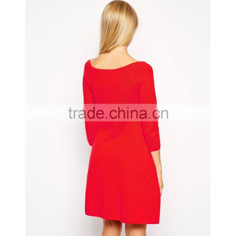 2015 OEM the new women summer dress ladies dresses long sleeve