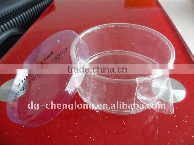 offset printed cylinder box, plastic tube packaging