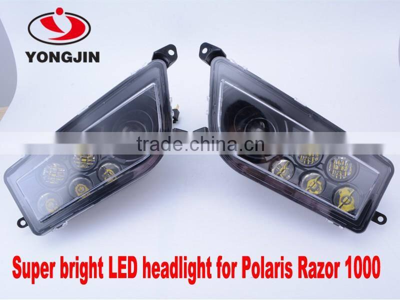 High Intensity Spot LED Headlight Fit For Polaris RZR XP1K RZR 1000 RZR900