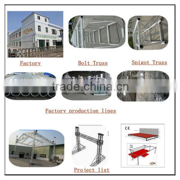 lighting box truss/aluminium staging truss/aluminum frame structure