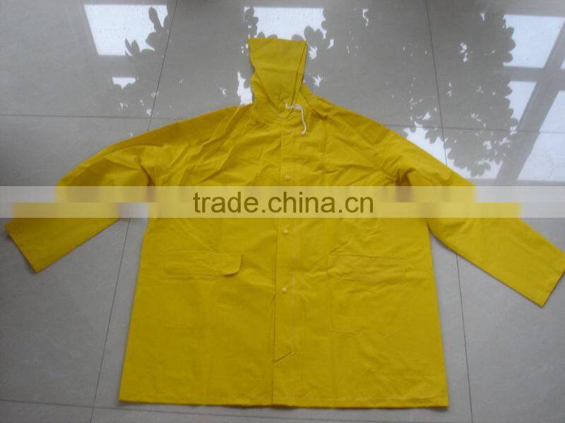 Long Hooded Waterproof Raincoat For Men