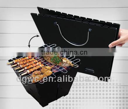 balcony folding charcoal indoor portable bbq grill
