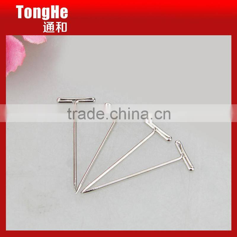 Nickel Plated Steel T Shape Pin for Model Building