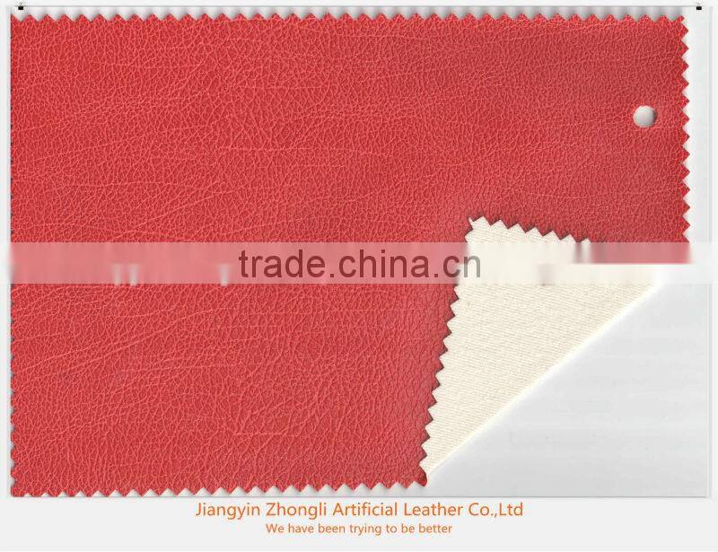 Vacuum Grain Embossing PVC Leather
