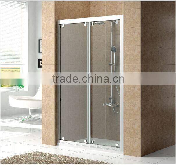 Hot Sale Bath rectangle tempered glass sliding shower door/portable shower room