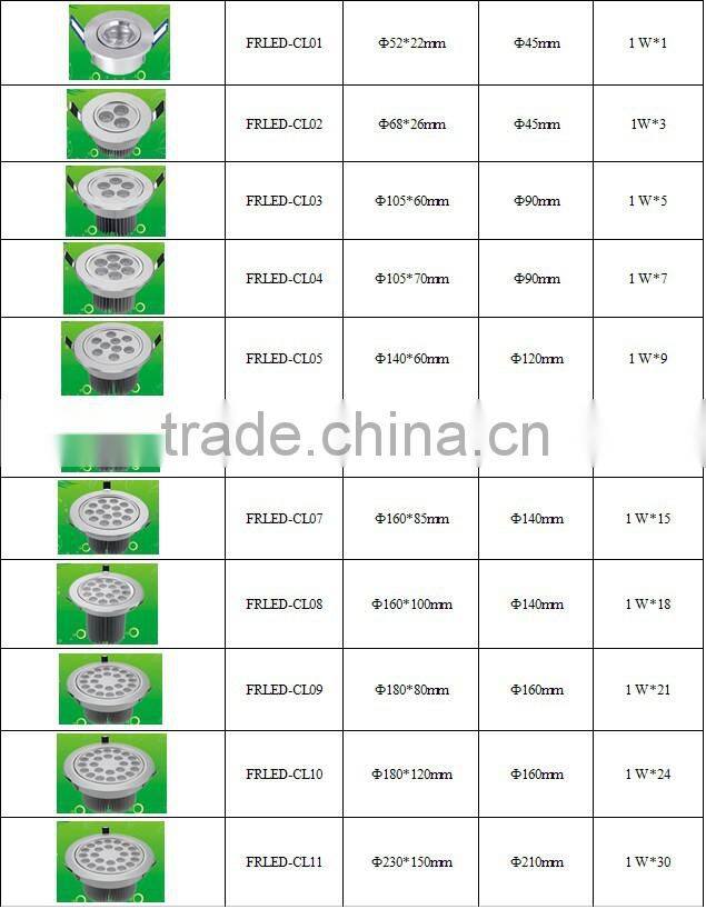 aluminium extrusion profile for ceiling light