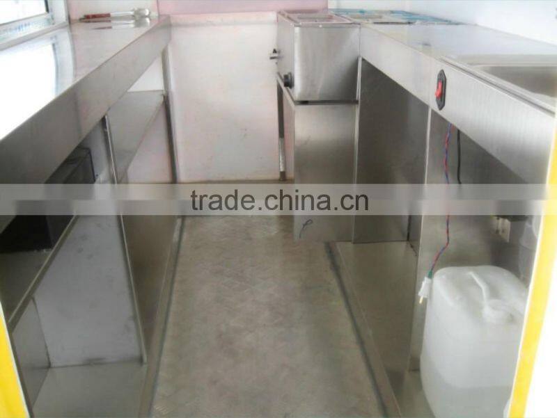 factory price. customized Multi-Functional snack food van