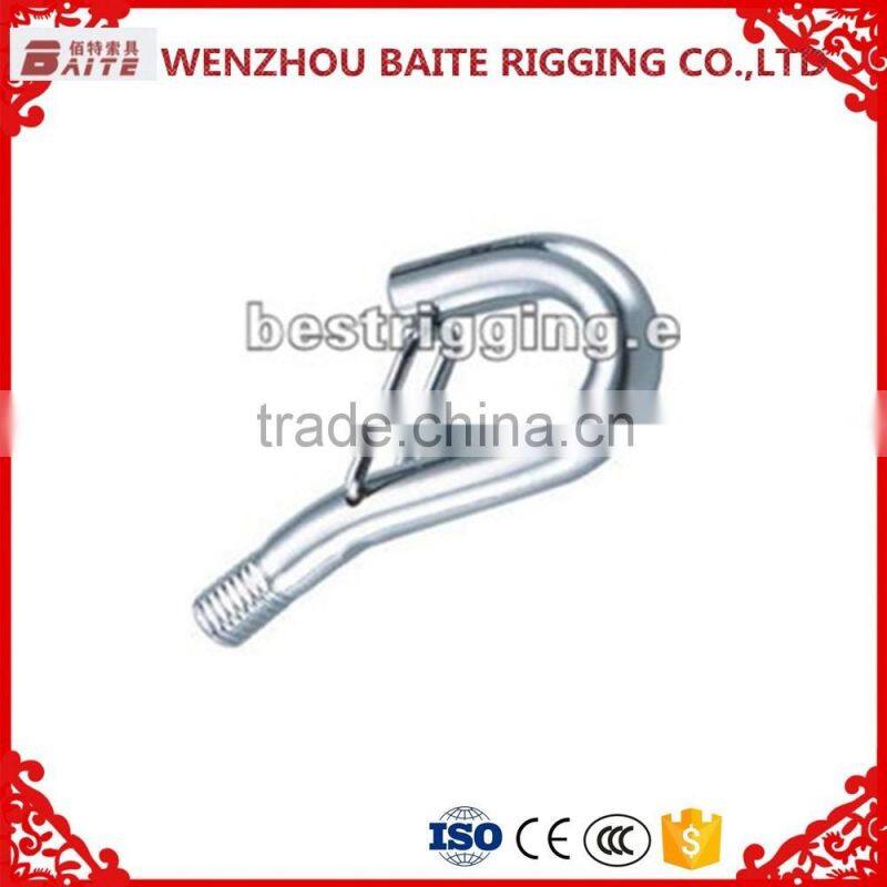 Carabiner Wholesale Galvanized 115D Snap Hook Steel Electric Galvanized Spring Bolt In China Rigging Manufacturer