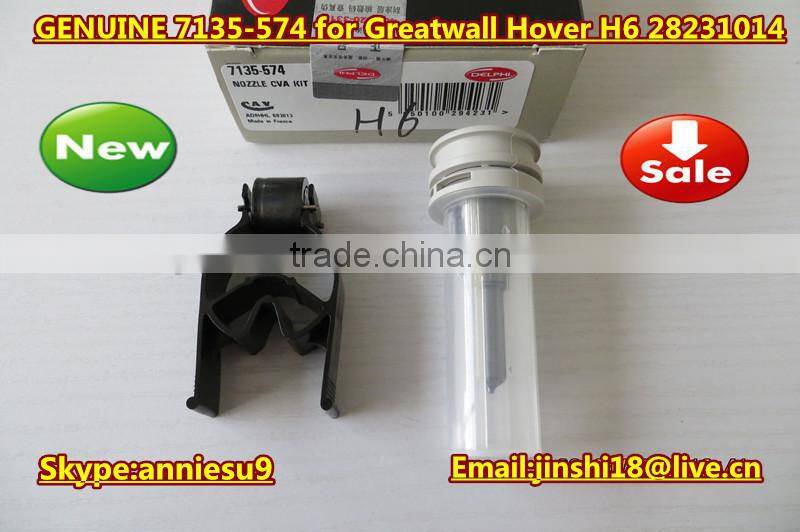 Genuine & New Common Rail Nozzle CVA kits 7135-574 for Greatwall Hover H6 28231014