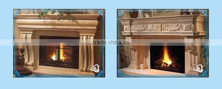 Traditional fake fireplace