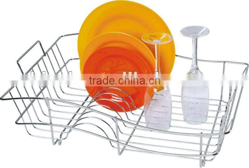 Elegant Iron Wire Dish shelf (PVC)