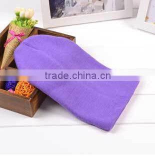 Unisex Men Women Warm Cuff Plain Knit Ski Long Beanie Skull Cap Hat