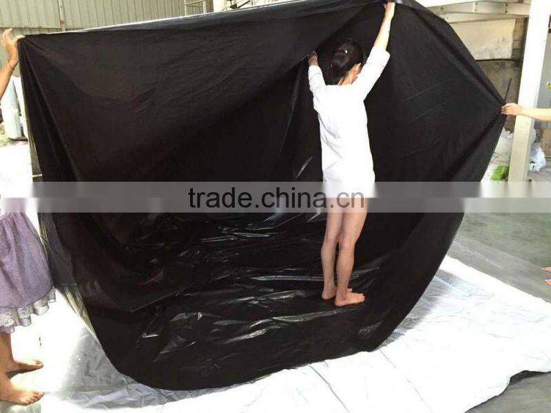Extra duty density black bin liners
