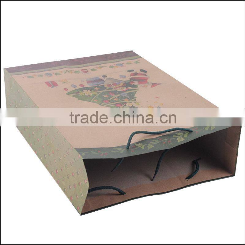 high quality christmas paper bag