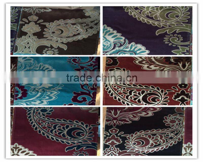 Burn-out poly fabric