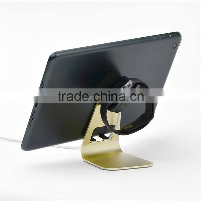 for apple watch stand 2 in 1 metal charger holder 3 colors option