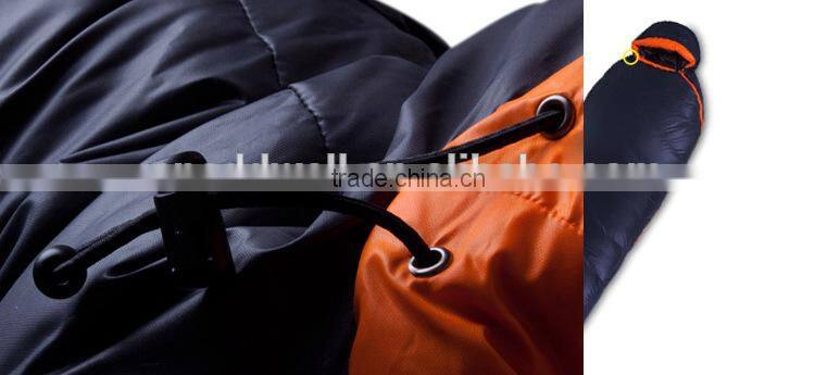 Outdoor cold weather travel camping 800 fill nylon duck down sleeping bag