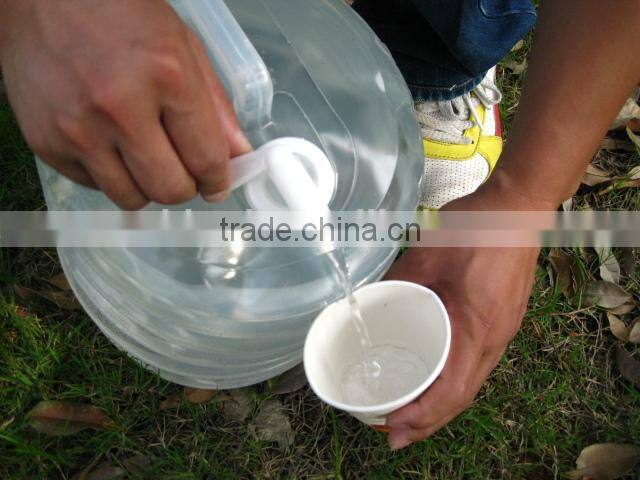 outdoor camping hiking plastic car washing bucket